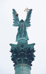 Angel, Heroes square, Budapest