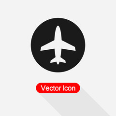 Airplan Icon Vector Illustration Eps10