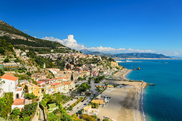 Obraz premium View of the city of Salerno. Italy