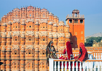 Hawa Mahal (Palace of the Winds), built in 1799, Jaipur, Rajasthan, India
