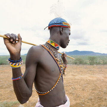Turkana Tribesman. Kenya