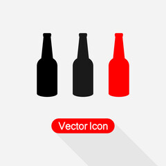 Bottle Of Beer Icon Vector Illustration Eps10