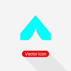 Camping Tent Icon,Tourist Tent Vector Illustration Eps10