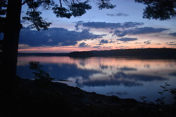 sunrise over the ocean
