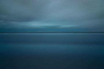 long exposure on the beach