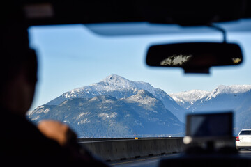 Road trip, drive to Whistler from Vancouver (B.C.)