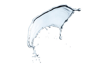 Big water splash for product commercial photography assets