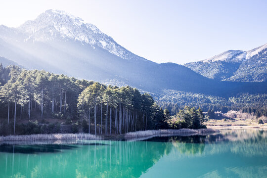 Landscape with Lake and Mountains