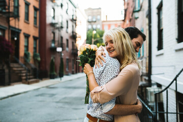 Affectionate young couple together
