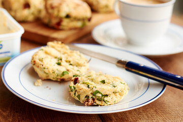 Spinach and Sun-dried Tomato Biscuits