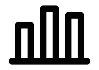 chart  vector  icon for apps and website