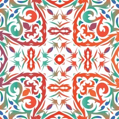 Antique ornate tiles talavera mexico.