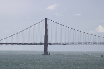 Fototapeta na wymiar Golden Gate Bridge from Alcatraz