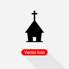 Church Icon Vector Illustration Eps10