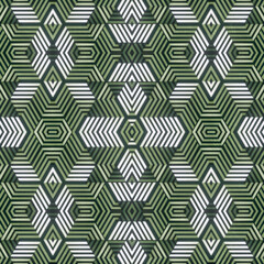 Striped optical illusion abstract graphic design. 3d rendering illustration