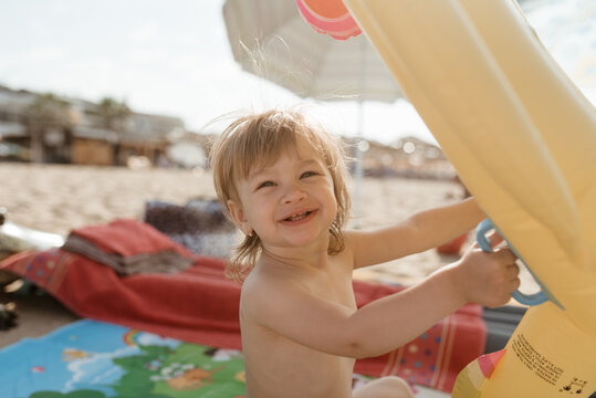 Girl at the beach