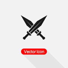 Cross Sword Icon Vector Illustration Eps10