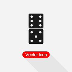 Domino Icon Vector Illustration Eps10