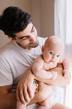 Father and baby