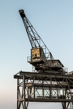 Industrial sea harbor