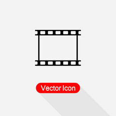 Film Reel Icon Vector Illustration Eps10