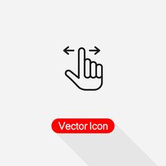 Finger Swipe Icon Vector Illustration Eps10