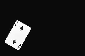 トランプ　スペード　2　素材