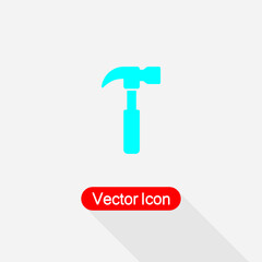 Hammer Icon, Carpenter Hammer Icon