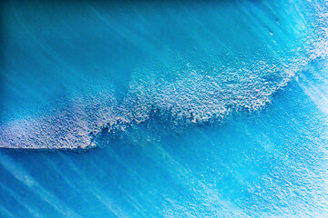 Blue Iceberg Closeup Abstract Background Antarctica
