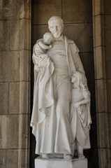 Saint Vincent de Paul statue