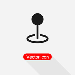 Map Point Marker Icon, Tack Pin Icon Vector Illustration Eps10
