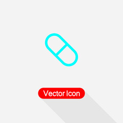 Pill Icon Vector Illustration Eps10
