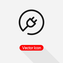 Plug Sockets Icon Vector Illustration Eps10