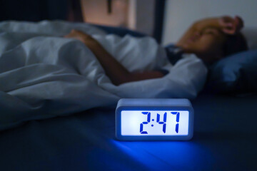 Women are stressed because they suffer from insomnia at night.