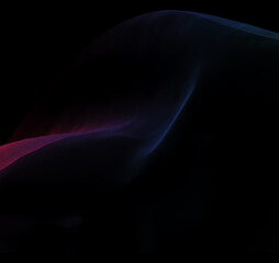 Abstract design of color line, paint on the theme of design, creativity and imagination for use as Wallpaper for screens and devices. Color in motion. 3D rendering.