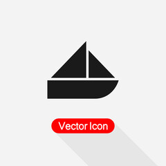 Fototapeta premium Ship Icon Vector Illustration Eps10
