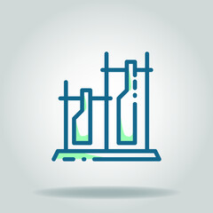 angklung icon or logo in  twotone
