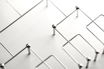 Hierarchy, command chain, company / organization structure or layer and grouping concept image. Top...