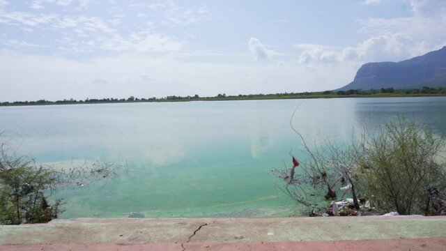 Pavagadh mountain and Vadatalav Lake also known as Pavagadh lake