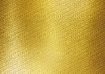 Naklejka premium 和紙_COOL_JAPAN_45_金