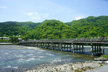 京都 嵐山 渡月橋