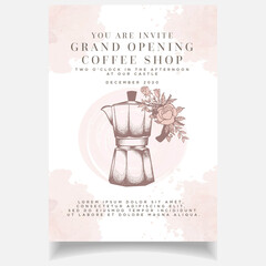 Beautiful Elegant event invitation wedding card editable template