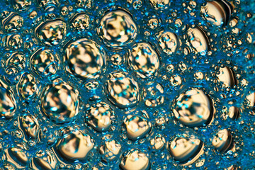 Multicolored bubbles abstract background design.