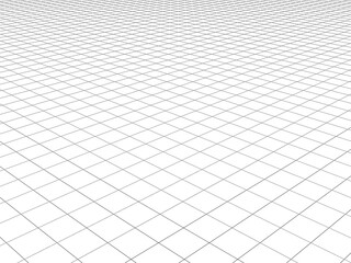 3D illustration background, perspective, perspective of a square cube or honeycomb grid. With a darker gradient background shadow to be used as a technology background .