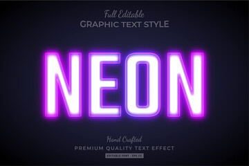 Gradient Neon 3d Text Style Effect