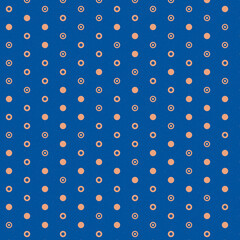 Abstract Color Halftone Dots generative art background illustration