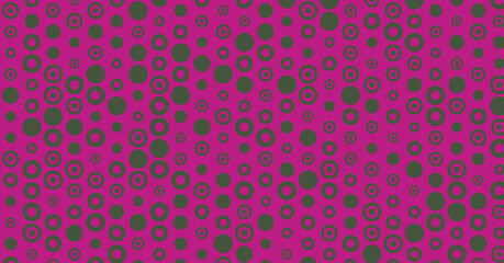 Abstract Color Halftone Dots generative art background illustration