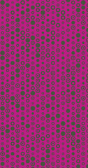 Abstract Color Halftone Dots generative art background illustration