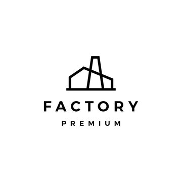 factory logo vector icon illustration