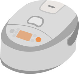 可愛いくてシンプルな炊飯器のイラスト